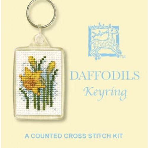 Textile Heritage Daffodils Keyring Cross Stitch Kit