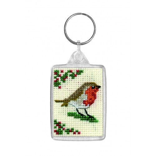 Robin Keyring Cross Stitch Kit