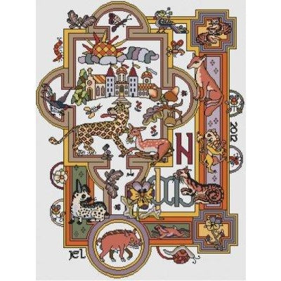 Long Dog Samplers Kells Kritters Cross Stitch Pattern