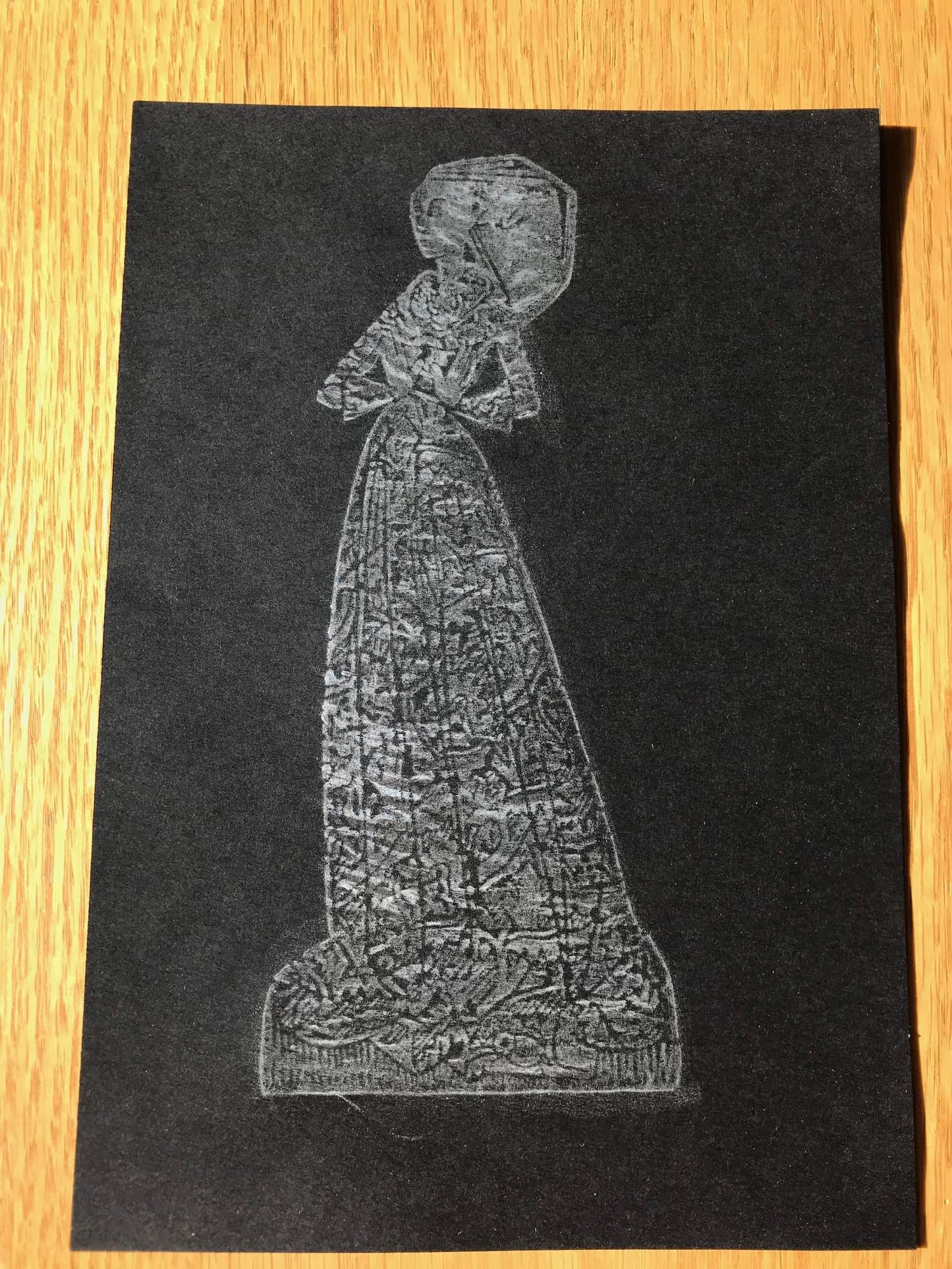 Brass Rubbing Kit The Lace Lady Margaret Peyton