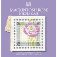 Textile Heritage Mackintosh Rose Needle Case Cross Stitch Kit