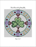 Artists Alley March Shamrock Cross Stitch Pattern