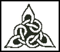 Artecy Mini Celtic Triangle 2 Cross Stitch Pattern