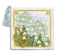 Textile Heritage Lily of the Valley Needle Case Cross Stitch Kit
