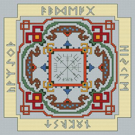 Artists Alley Norse Sampler Cross Stitch Pattern