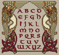 Artists Alley Norse Script Cross Stitch Pattern