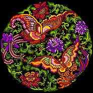 Landmark Tapestries & Charts Exotic Butterfly Cross Stitch Pattern