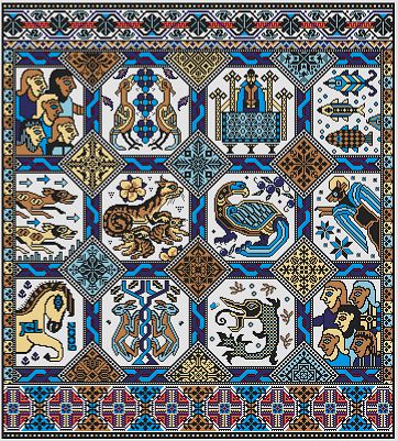 Long Dog Samplers Opus Magnusson Cross Stitch Pattern