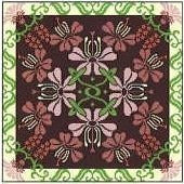 Landmark Tapestries & Charts Arts & Crafts Orchid Pillow Cross Stitch Pattern