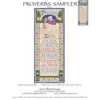 Joan Elliott Proverbs Sampler Cross Stitch Pattern