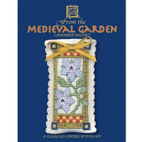Textile Heritage Medieval Garden Lavender Sachet Cross Stitch Kit