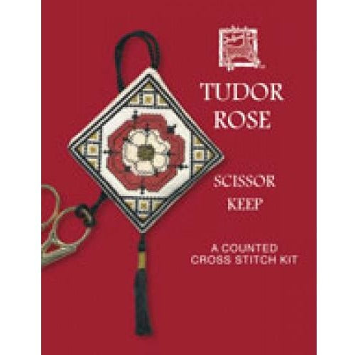 Textile Heritage Tudor Rose Scissor Keep Cross Stitch Kit