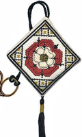 Textile Heritage Tudor Rose Scissor Keep Cross Stitch Kit