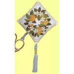Textile Heritage Orange Blossom Scissor Keep Cross Stitch Kit