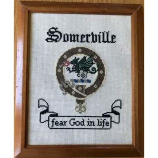 Scottish Clan Badge & Motto Cross Stitch Pattern