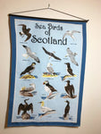 Tea Towel Sea Birds of Scotland