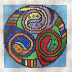 Spin Celtic Spiral Hand Painted Needlepoint Canvases