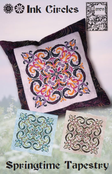 Ink Circles Springtime Tapestry Cross Stitch Pattern