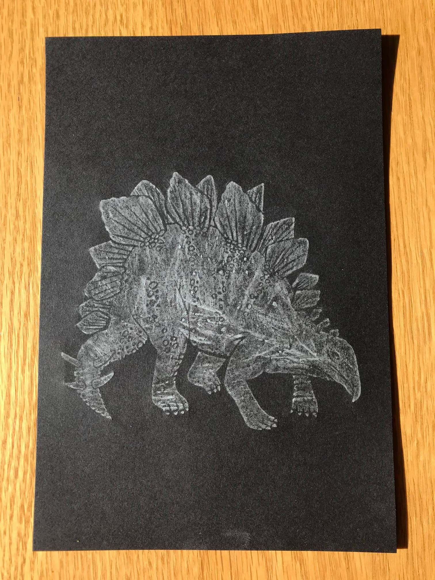 Brass Rubbing Kit Dinosaur Stegosaurus
