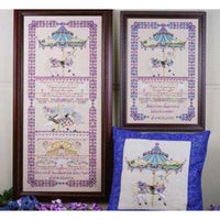 Sarah's Sampler Birth Carousel Cross Stitch Pattern