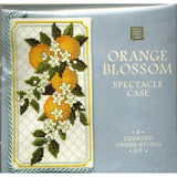 Textile Heritage Orange Blossom Spectacle Case Cross Stitch Kit