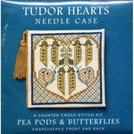 Textile Heritage Tudor Hearts Needle Case Cross Stitch Kit