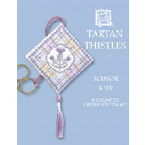 Textile Heritage Tartan Thistles Scissor Keep Cross Stitch Kit
