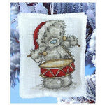 Tatty Teddy Drummer Boy Christmas Decoration Cross Stitch Kit