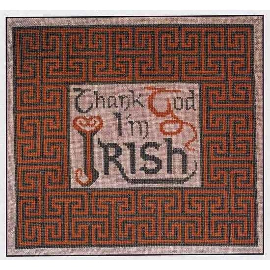 Thank God I'm Irish Cross Stitch Pattern