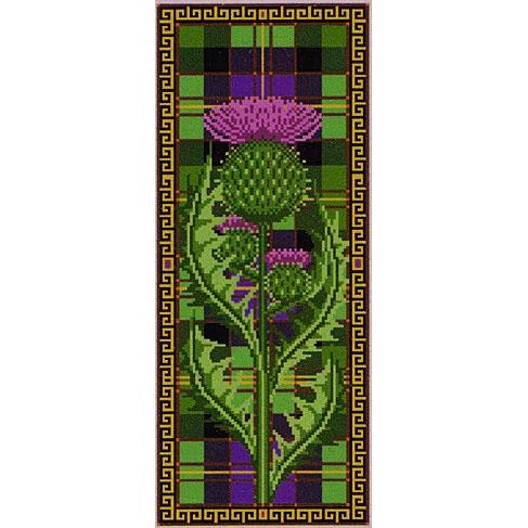 Long Thistle Cross Stitch Pattern