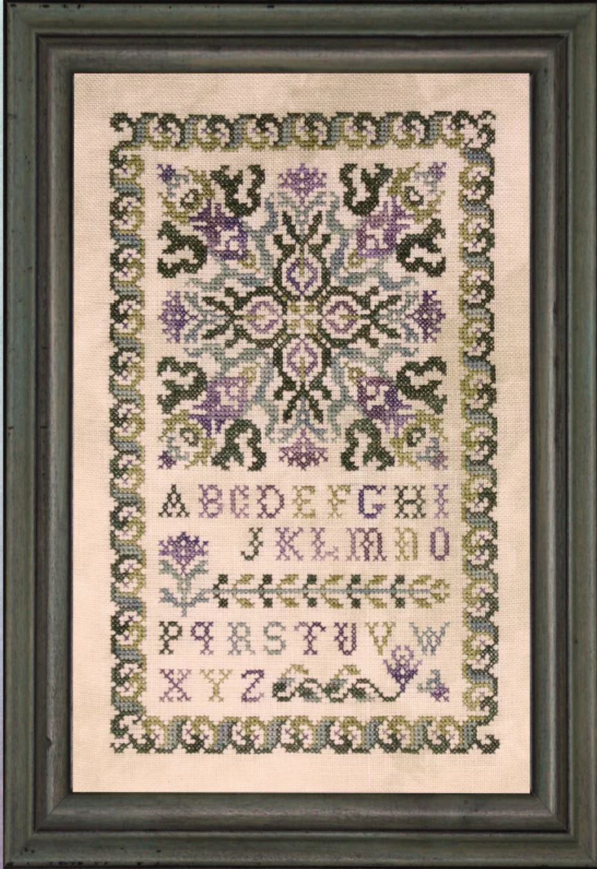 Ink Circles Thistle Crown Cross Stitch Pattern