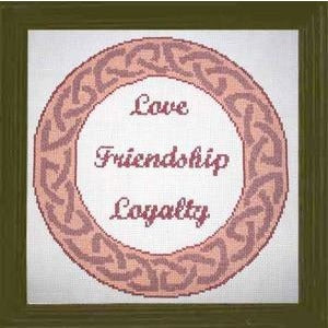 Celtic Obsessions Three Friendship Blessings Cross Stitch Pattern