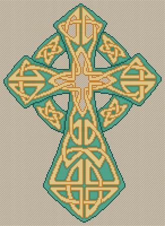 Artists Alley Traditional Celtic Cross -  Cross Stitch Pattern