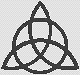 White Willow Stitching Triquetra Cross Stitch Pattern