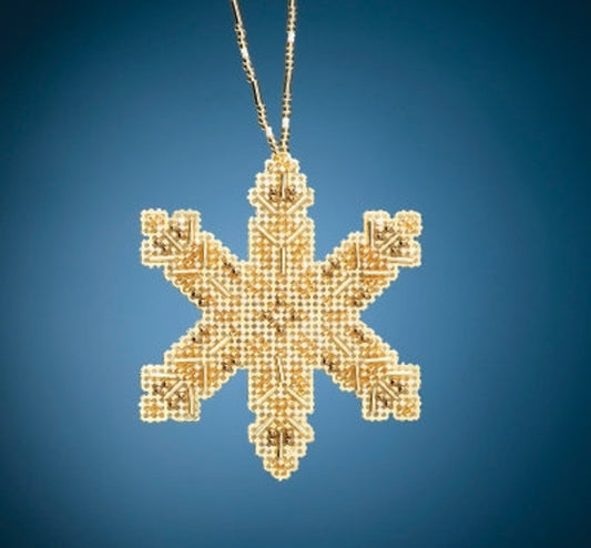 Mill Hill Victorian Snowflake Bead and Cross Stitch Kit