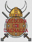 Artists Alley Victory or Valhalla Cross Stitch Pattern