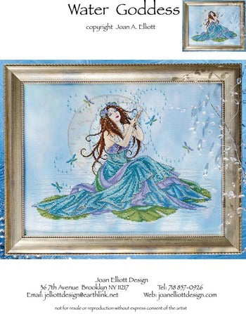 Joan Elliott Water Goddess Cross Stitch Pattern