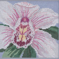 Mill Hill White Orchid Beaded Counted Cross Stitch Kit