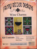 Frony Ritter Wine Charms Cross Stitch Kit