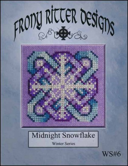 Frony Ritter Winter Series Midnight Snowflake Cross Stitch Pattern