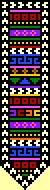 Aztec Inca Bookmark Cross Stitch Pattern