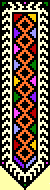 Aztec Mexicali Bookmark Cross Stitch Pattern