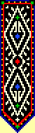 Aztec Peruvian Bookmark Cross Stitch Pattern