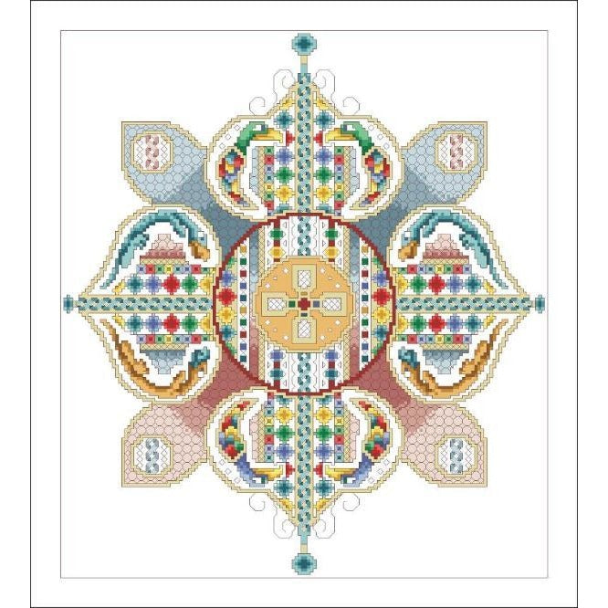 Vickery Collection Celtic Flower - Cross Stitch Pattern