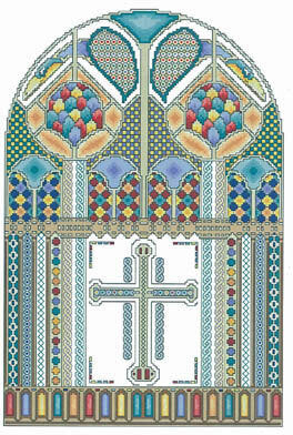 Vickery Collection Celtic Window - Cross Stitch Pattern