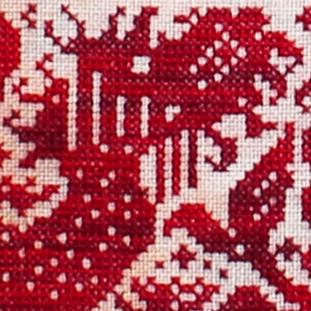 Ink Circles Dragons of Sumatra Cross Stitch Pattern