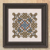 Ink Circles Heliocopter Cross Stitch Pattern