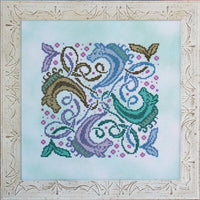 Ink Circles Horseplay Cross Stitch Pattern