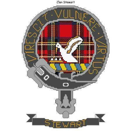 Clan Stewart Cross Stitch